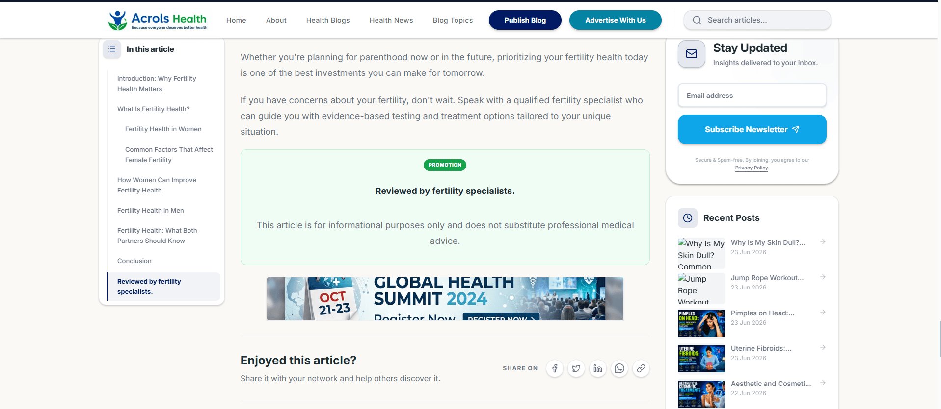 In-Article Banner Ad Preview